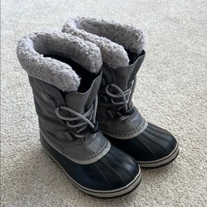 Sorel Kids Boots - Gray and Black